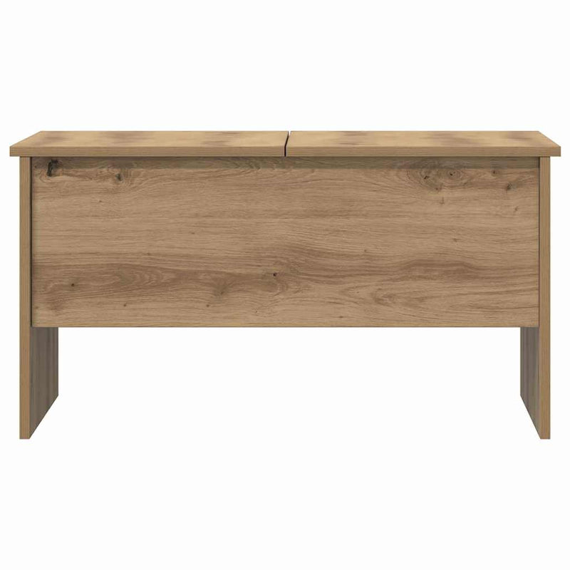 vidaXL Dohányzóasztal kézműves tölgy 80 x 50,5 x 42,5 cm Faanyag