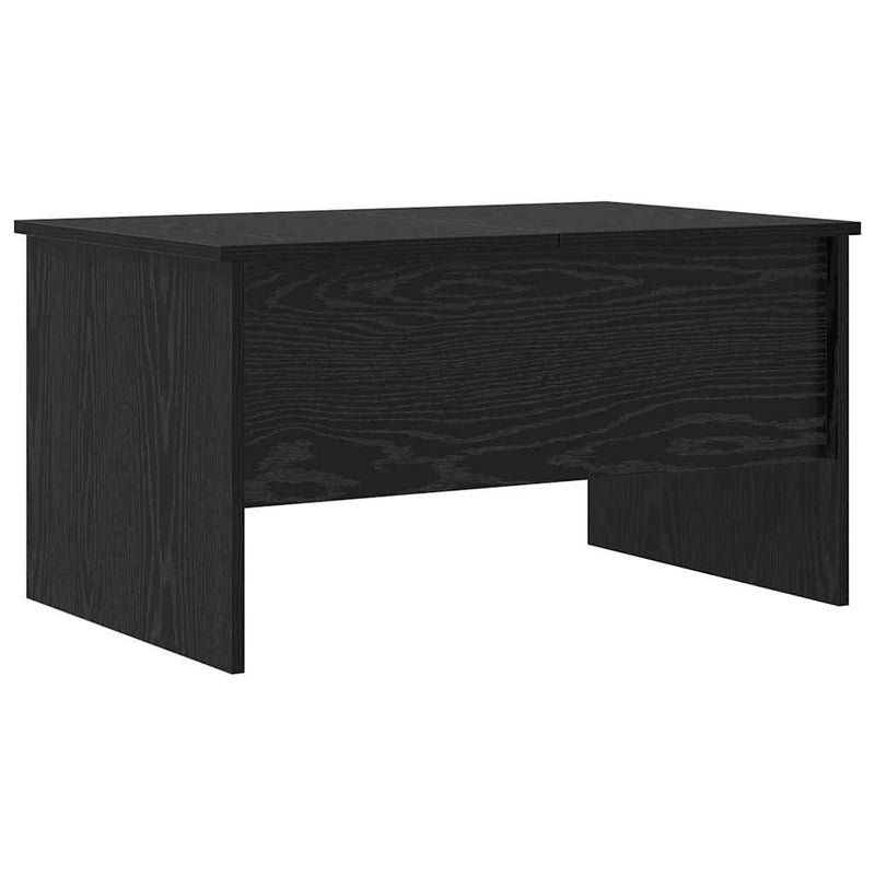 vidaXL Dohányzóasztal Musta tammi 80 x 50,5 x 42,5 cm Faanyag