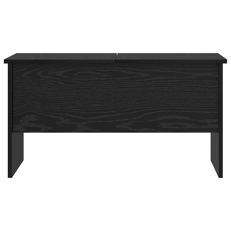 vidaXL Dohányzóasztal Musta tammi 80 x 50,5 x 42,5 cm Faanyag