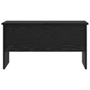 vidaXL Dohányzóasztal Fekete tölgy 102 x 50,5 x 46,5 cm Faanyag