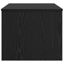 vidaXL Dohányzóasztal Fekete tölgy 102 x 50,5 x 46,5 cm Faanyag