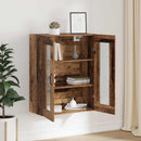 vidaXL Tárolószekrény Falra szerelhető Öreg fa 69,5 x 34 x 90 cm