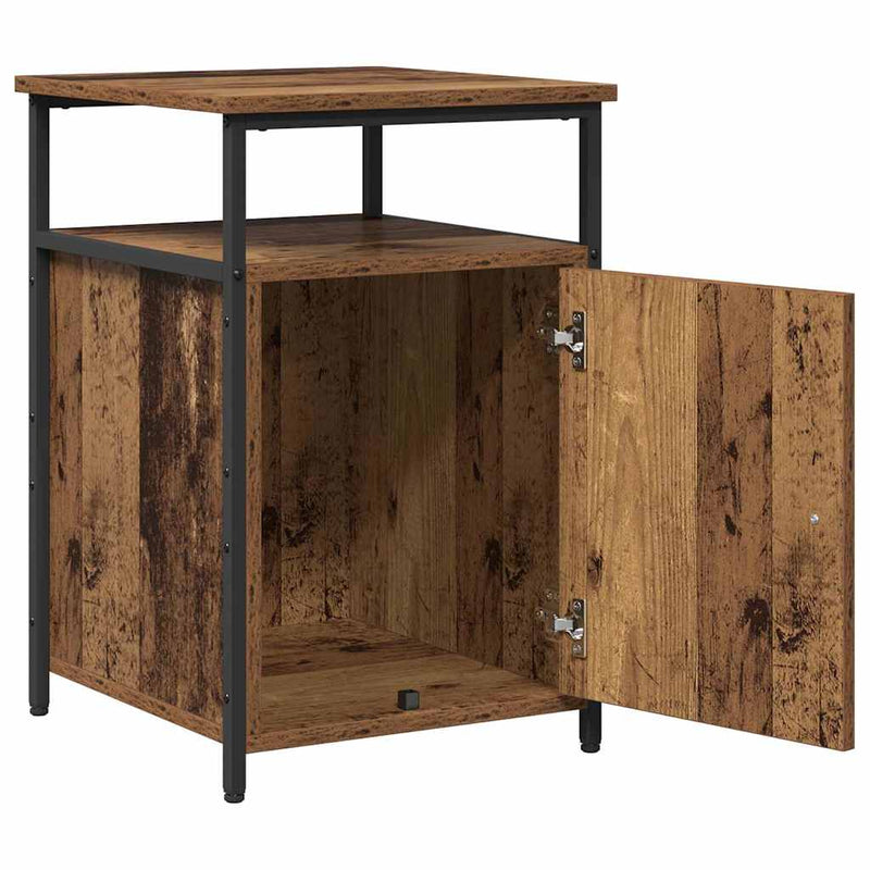 vidaXL Éjjeliszekrény Öreg fa Faanyag