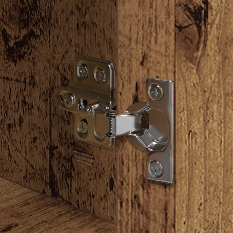 vidaXL Éjjeliszekrény Öreg fa Faanyag