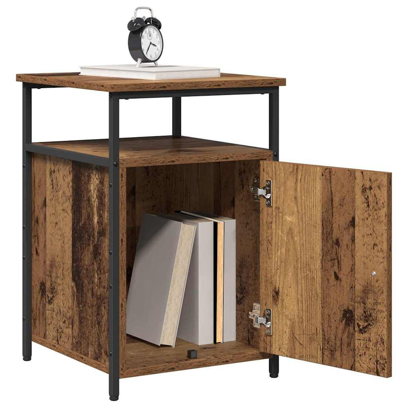 vidaXL Éjjeliszekrény Öreg fa Faanyag