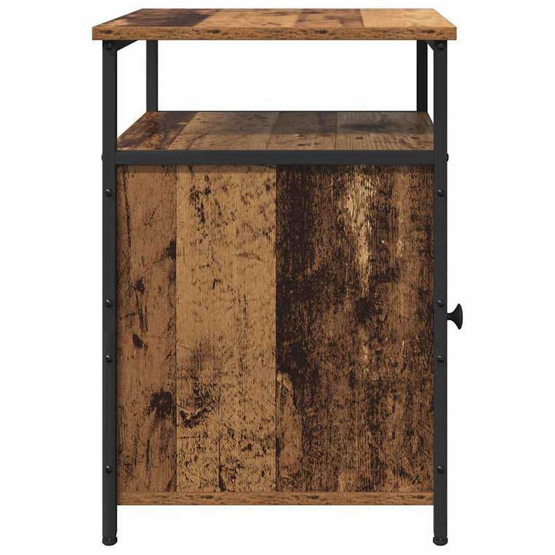 vidaXL Éjjeliszekrény Öreg fa Faanyag