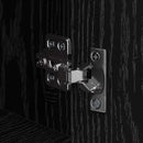 vidaXL Éjjeliszekrény Musta tammi Faanyag