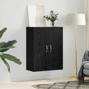 vidaXL Fali Szekrény Fekete tölgy 69,5 x 34 x 90 cm Faanyag