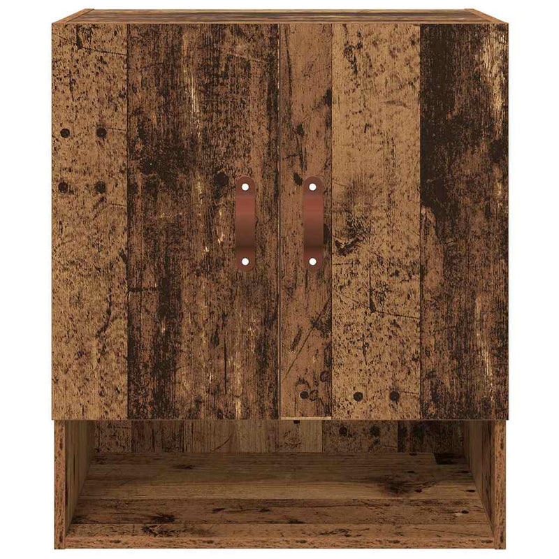 vidaXL Fali Szekrény Falra szerelhető Öreg fa 60 x 31 x 70 cm Faanyag