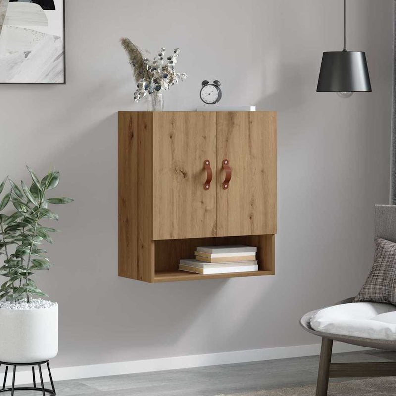 vidaXL Fali Szekrény kézműves tölgy 60 x 31 x 70 cm Faanyag