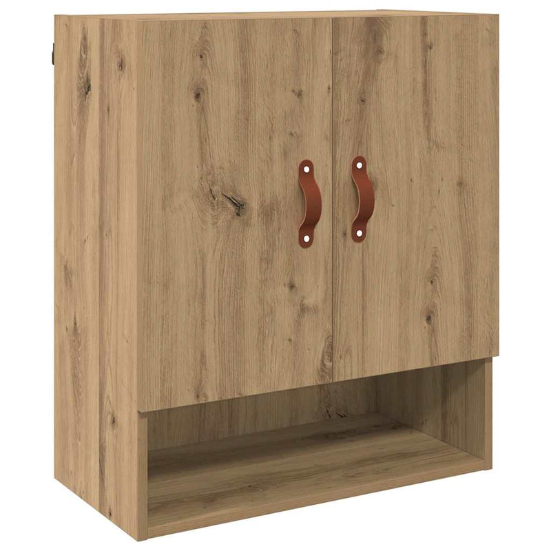 vidaXL Fali Szekrény kézműves tölgy 60 x 31 x 70 cm Faanyag