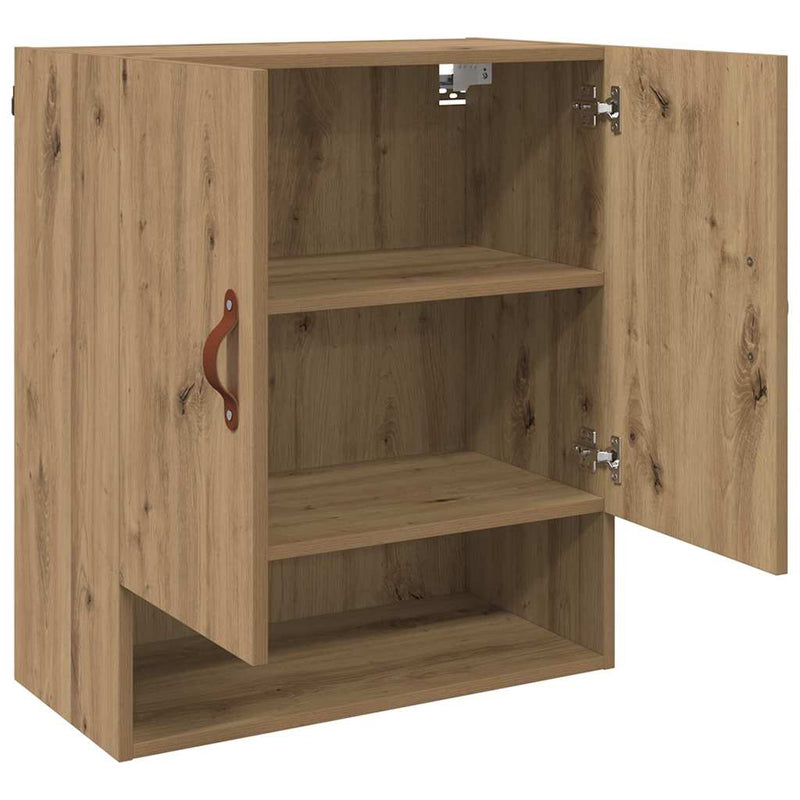 vidaXL Fali Szekrény kézműves tölgy 60 x 31 x 70 cm Faanyag