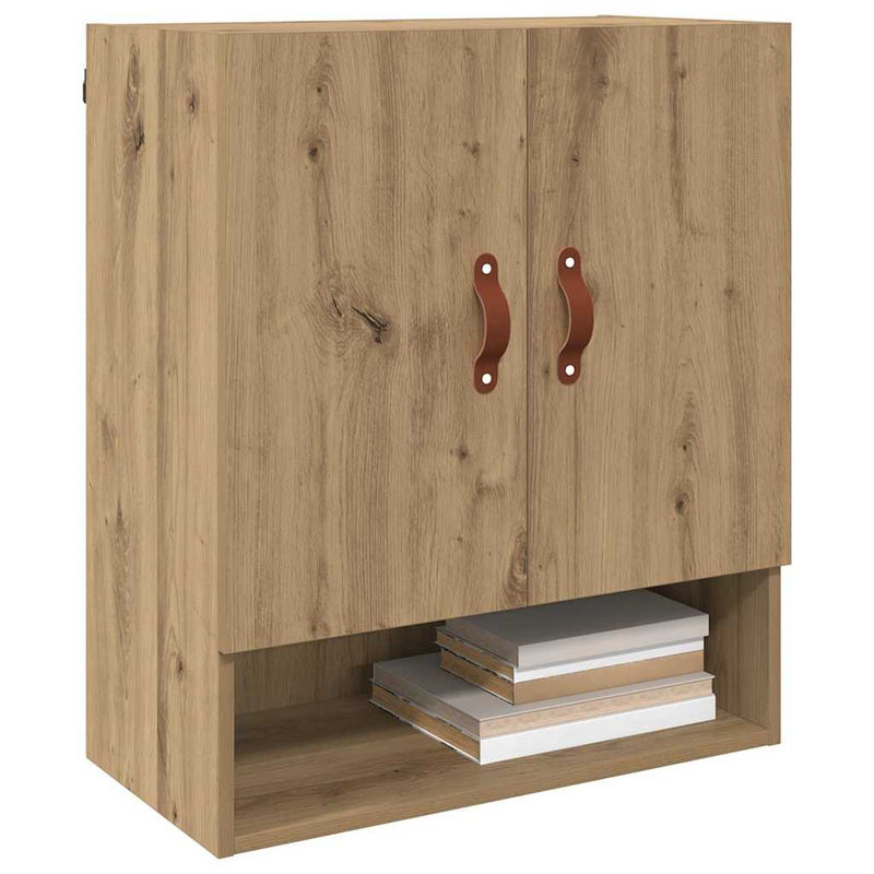 vidaXL Fali Szekrény kézműves tölgy 60 x 31 x 70 cm Faanyag