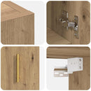 vidaXL Fali Szekrény kézműves tölgy 60 x 31 x 70 cm Faanyag