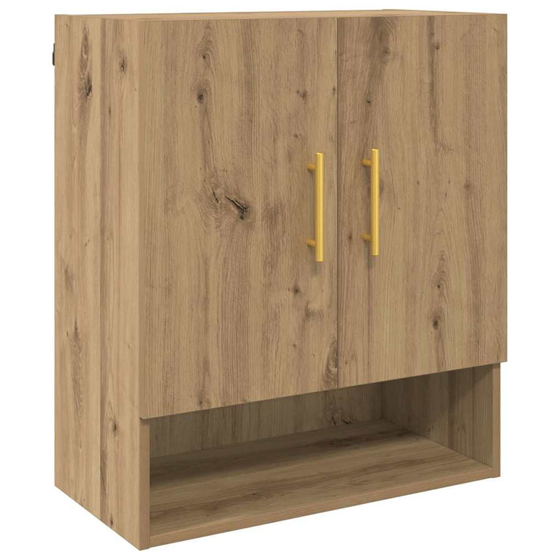 vidaXL Fali Szekrény kézműves tölgy 60 x 31 x 70 cm Faanyag