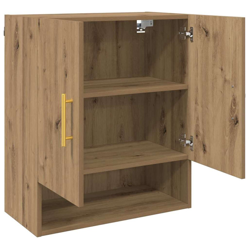 vidaXL Fali Szekrény kézműves tölgy 60 x 31 x 70 cm Faanyag