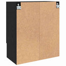 vidaXL Fali Szekrény Musta tammi 60 x 31 x 70 cm Faanyag
