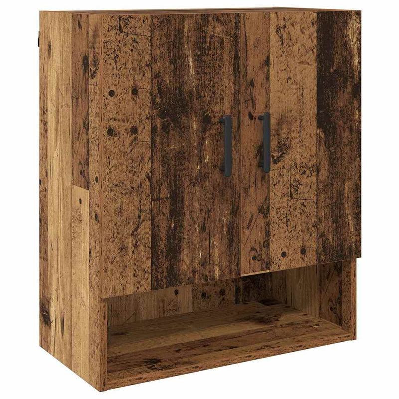 vidaXL Fali Szekrény Falra szerelhető Régi fa 60 x 31 x 70 cm Faanyag