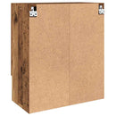 vidaXL Fali szekrény Falra szerelhető Öreg fa 60 x 31 x 70 cm Faanyag