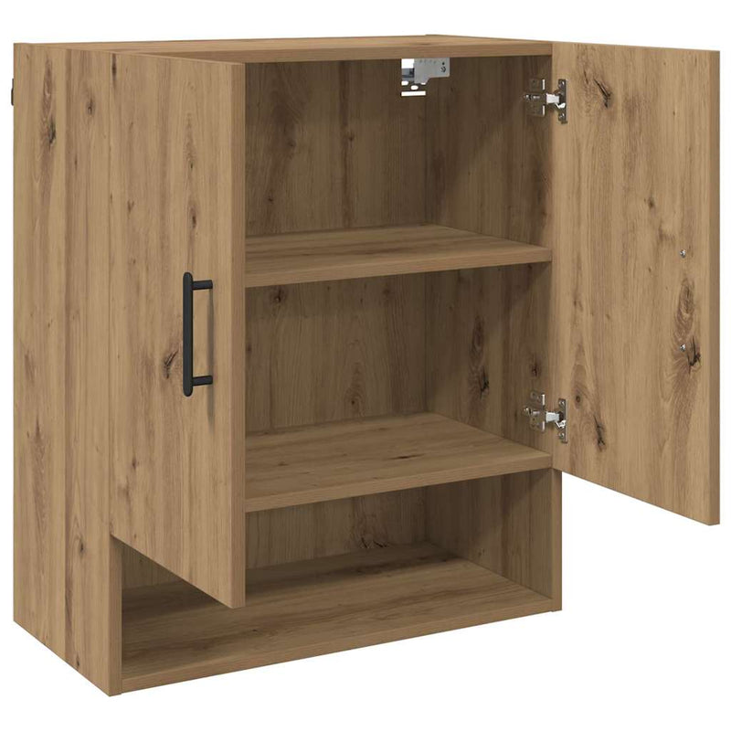 vidaXL Fali Szekrény kézműves tölgy 60 x 31 x 70 cm Faanyag