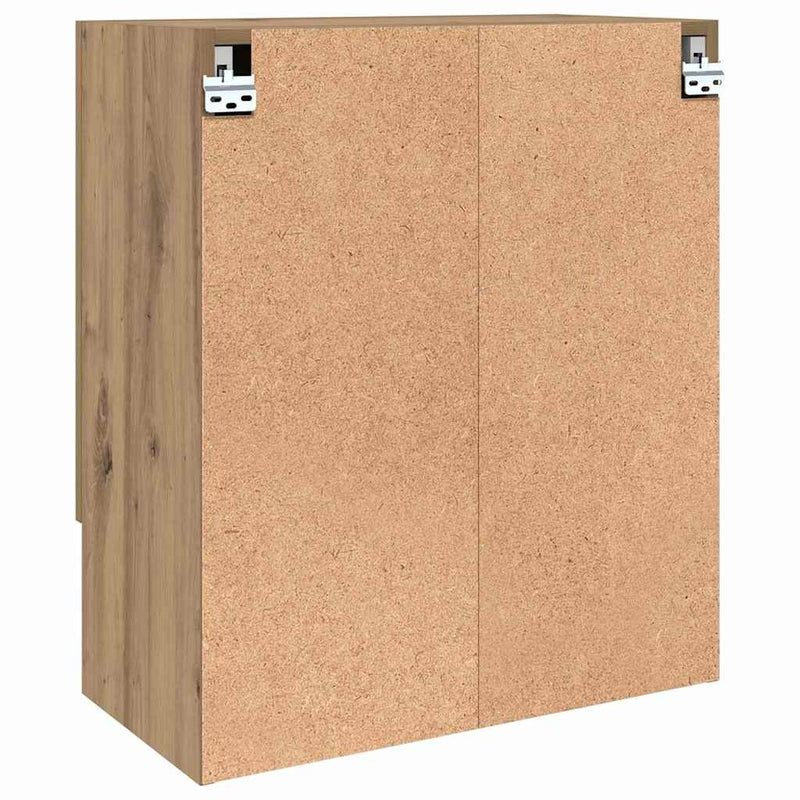 vidaXL Fali Szekrény kézműves tölgy 60 x 31 x 70 cm Faanyag