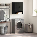 vidaXL Fali szekrény Fekete tölgy 60 x 31 x 70 cm Faanyag