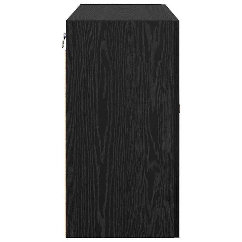 vidaXL Fali Szekrény Musta tammi 60 x 31 x 60 cm Faanyag