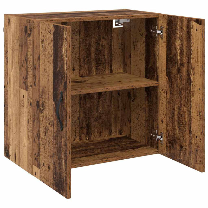 vidaXL Fali Szekrény Falra szerelhető Régi fa 60 x 31 x 60 cm Faanyag