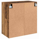 vidaXL Fali szekrény Falra szerelhető Öreg fa 60 x 31 x 60 cm Faanyag