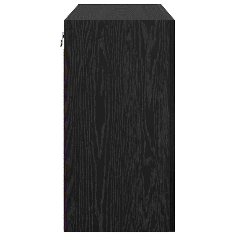 vidaXL Fali Szekrény Musta tammi 60 x 31 x 60 cm Faanyag