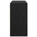 vidaXL Fali szekrény Fekete tölgy 60 x 31 x 60 cm Faanyag