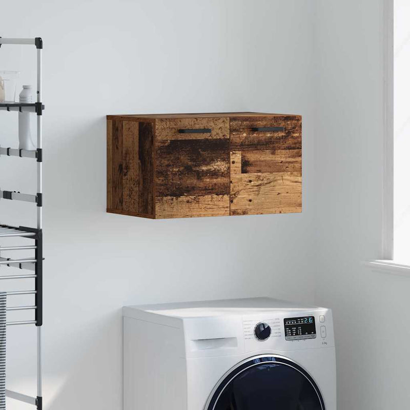 vidaXL Fali Szekrény Régi fa 60 x 36.5 x 35 cm Faanyag