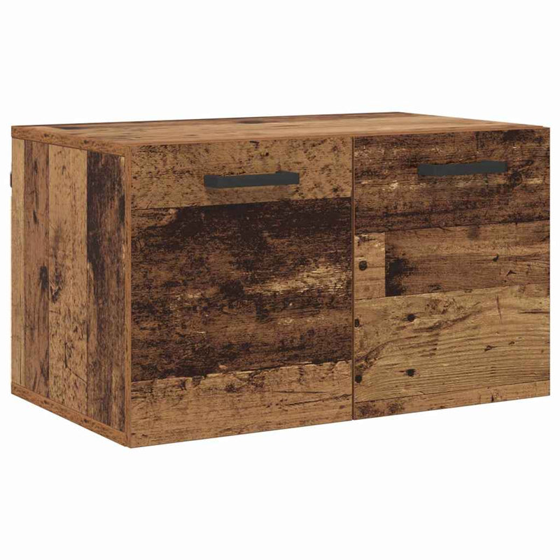 vidaXL Fali Szekrény Régi fa 60 x 36.5 x 35 cm Faanyag