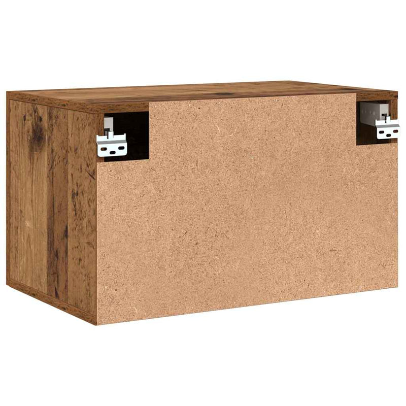 vidaXL Fali Szekrény Régi fa 60 x 36.5 x 35 cm Faanyag