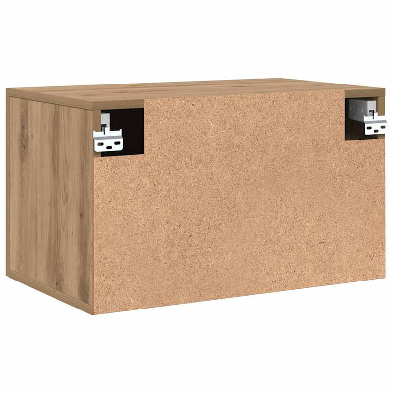 vidaXL Fali Szekrény kézműves tölgy 60 x 36.5 x 35 cm Faanyag