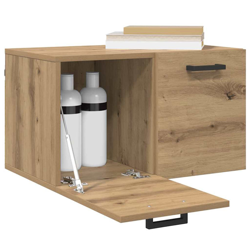 vidaXL Fali Szekrény kézműves tölgy 60 x 36.5 x 35 cm Faanyag