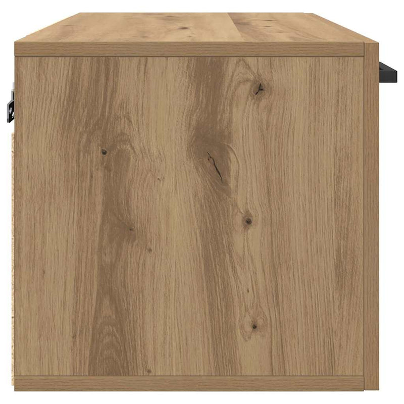 vidaXL Fali Szekrény kézműves tölgy 60 x 36.5 x 35 cm Faanyag