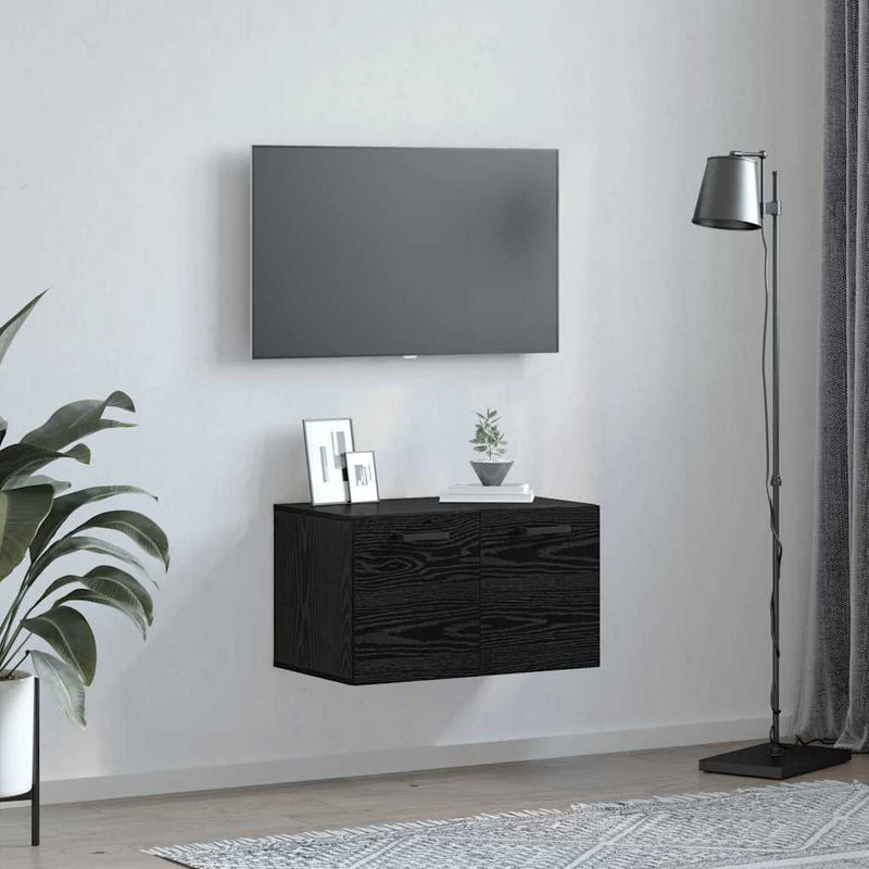 vidaXL Fali Szekrény Musta tammi 60 x 36.5 x 35 cm Faanyag
