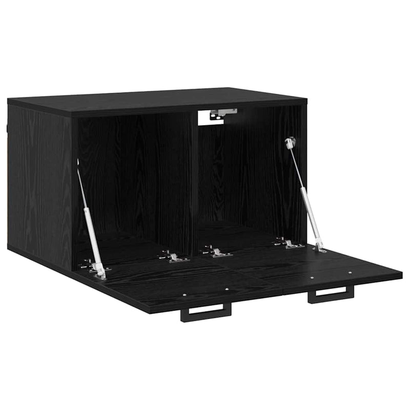 vidaXL Fali Szekrény Musta tammi 60 x 36.5 x 35 cm Faanyag