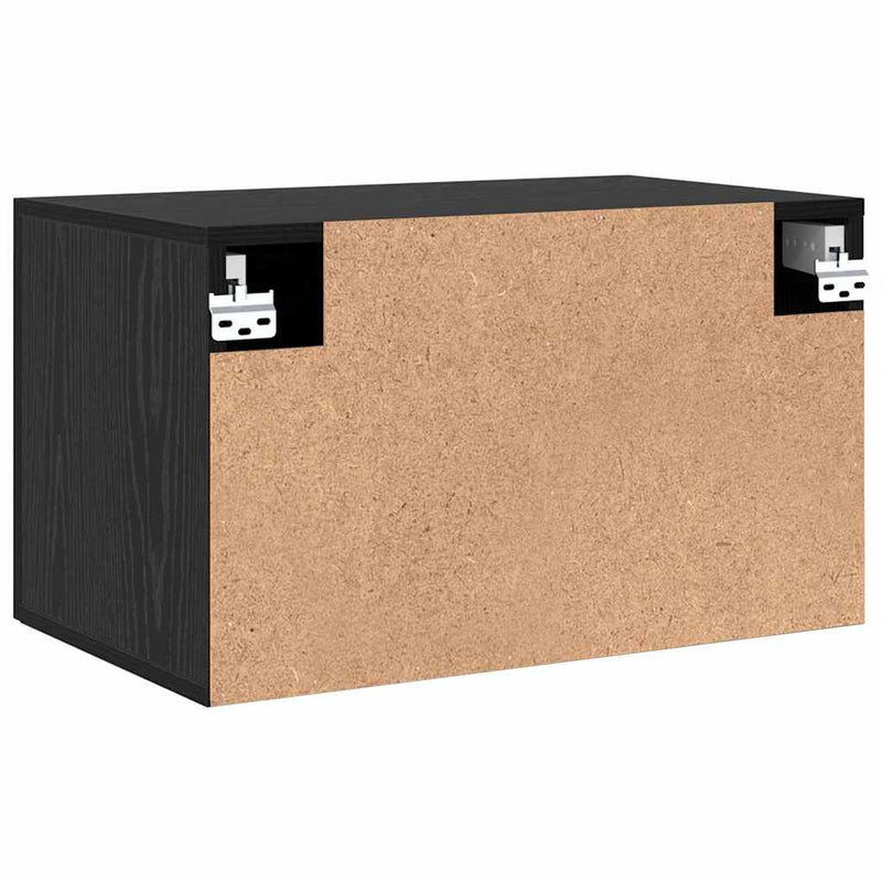 vidaXL Fali Szekrény Musta tammi 60 x 36.5 x 35 cm Faanyag