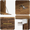 vidaXL Fali Szekrény Régi fa 80 x 36.5 x 35 cm Faanyag