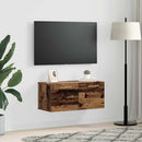 vidaXL Fali Szekrény Régi fa 80 x 36.5 x 35 cm Faanyag