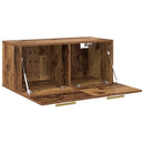 vidaXL Fali Szekrény 80 x 36.5 x 35 cm Szerelt Fa Régi fa