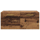 vidaXL Fali Szekrény Régi fa 80 x 36.5 x 35 cm Faanyag