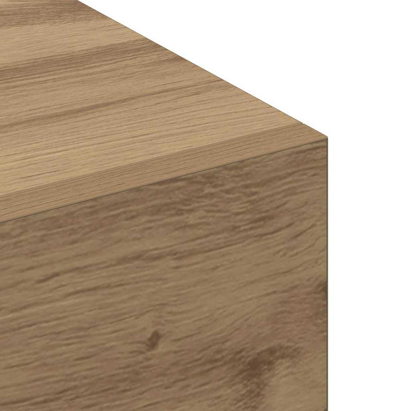 vidaXL Fali Szekrény kézműves tölgy 80 x 36.5 x 35 cm Faanyag