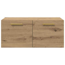 vidaXL Fali Szekrény 80 x 36.5 x 35 cm Szerelt Fa kézműves tölgy