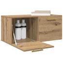 vidaXL Fali Szekrény 80 x 36.5 x 35 cm Szerelt Fa kézműves tölgy