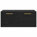 vidaXL Fali Szekrény Musta tammi 80 x 36.5 x 35 cm Faanyag