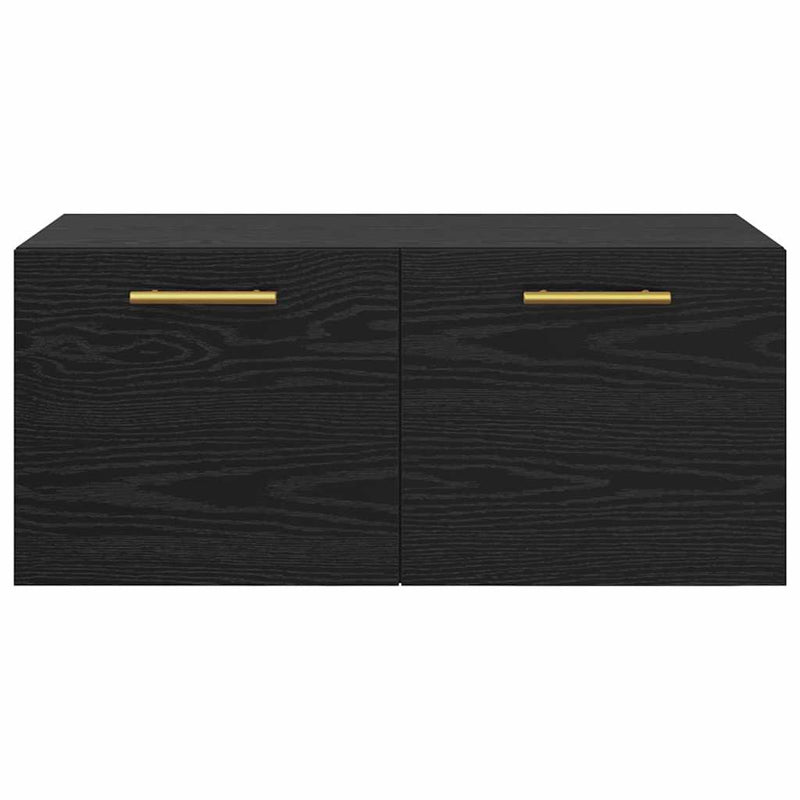 vidaXL Fali Szekrény Musta tammi 80 x 36.5 x 35 cm Faanyag