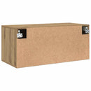 vidaXL Fali Szekrény kézműves tölgy 80 x 36.5 x 35 cm Faanyag